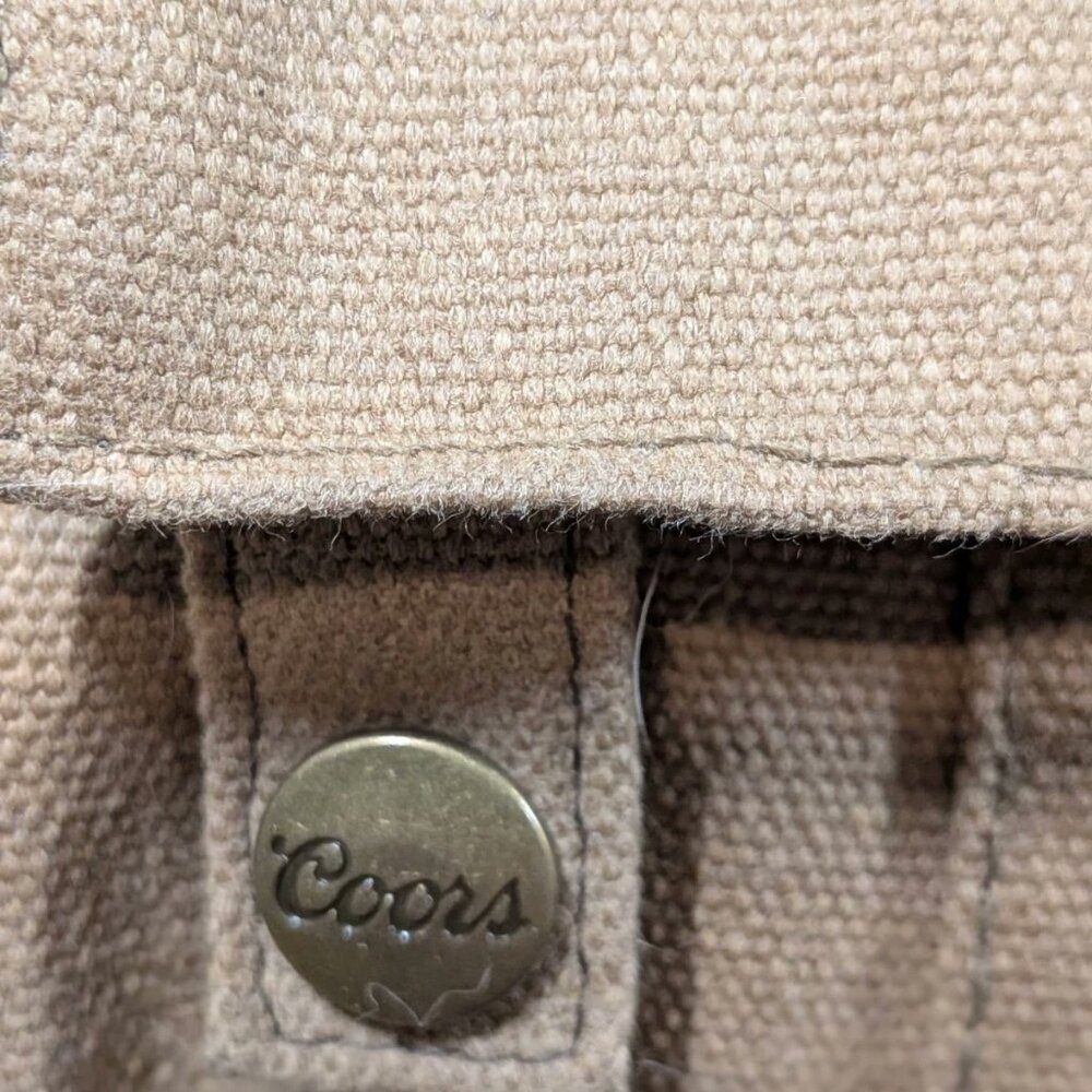 Coors Banquet Promo Backpack Multiple Pockets And Button Up - Picture 4 of 14